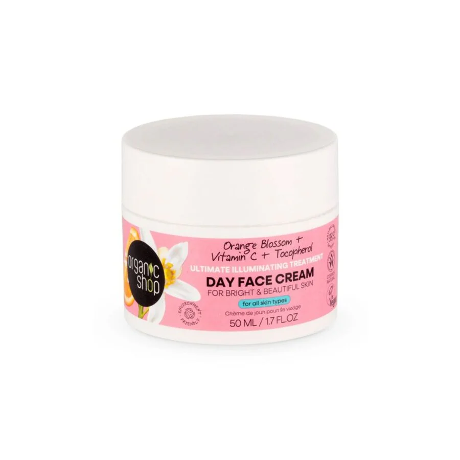 Organic Shop illuminating day cream orange blossom 50 ml - Image 2