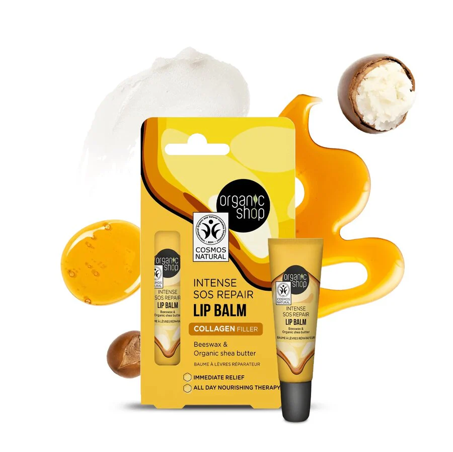 Organic Shop intense repair lip balm 10 ml - Image 2