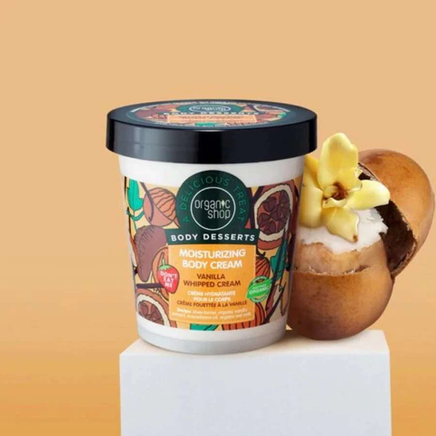 Organic Shop moisturizing body cream vanilla 450 ml - Image 2