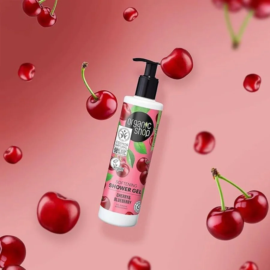 Organic Shop shower gel cherry & blueberry 280 ml - Image 2