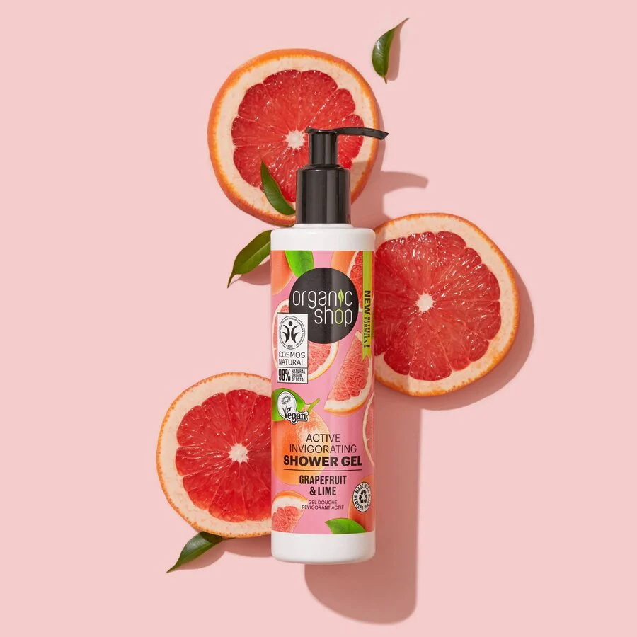 Organic Shop shower gel grapefruit & lime 280 ml - Image 2