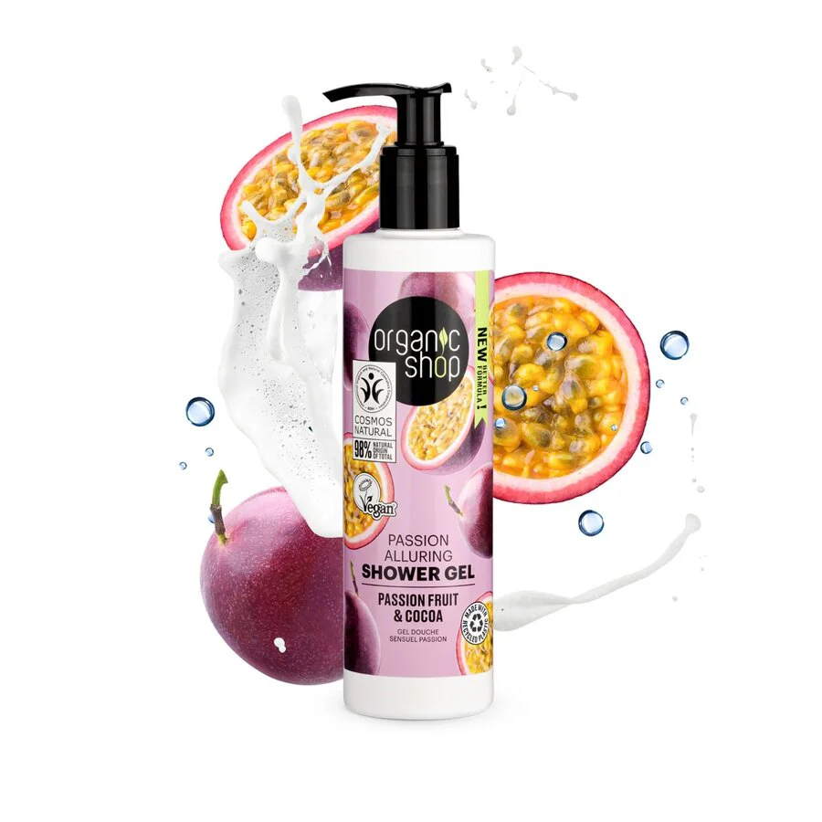 Organic Shop shower gel passion fruit & cacao 280 ml - Image 2