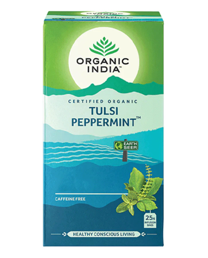 Organic India Tulsi peppermynte 25 teposer