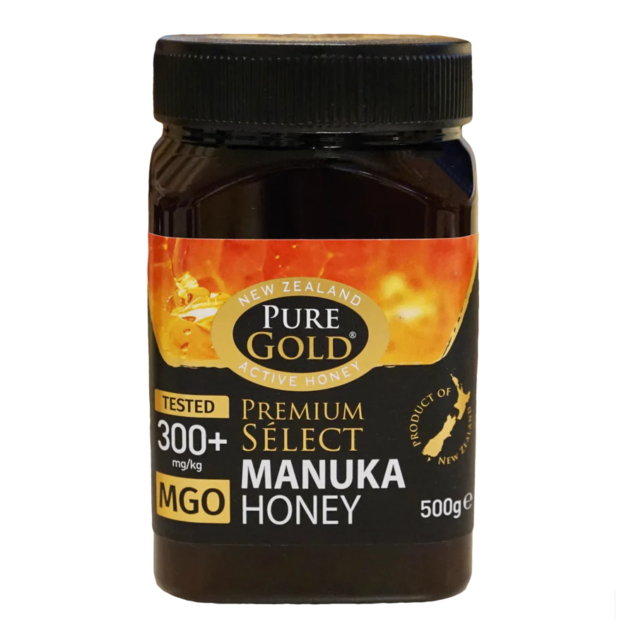 Pure Gold Manuka Honey 300+ mg/kg 500g