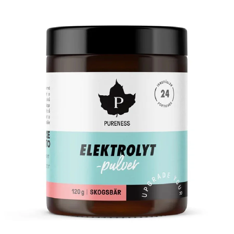 Pureness Elektrolyttpulver Skogsbær 120 gr