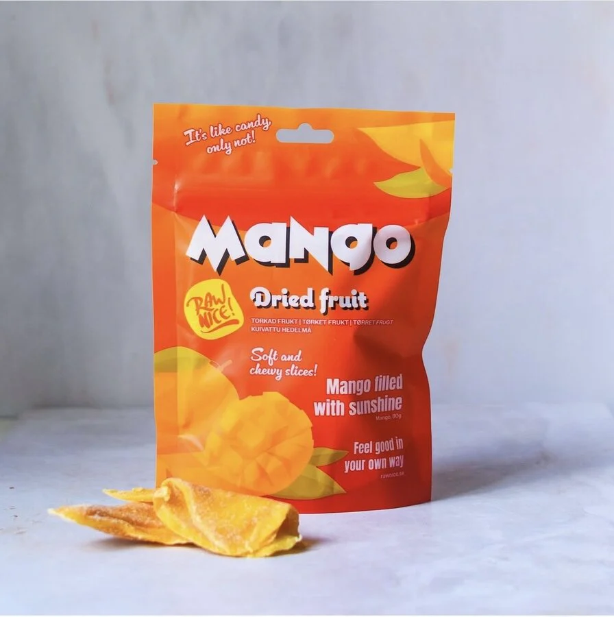 Rawnice tørket mango 80 g - Image 2