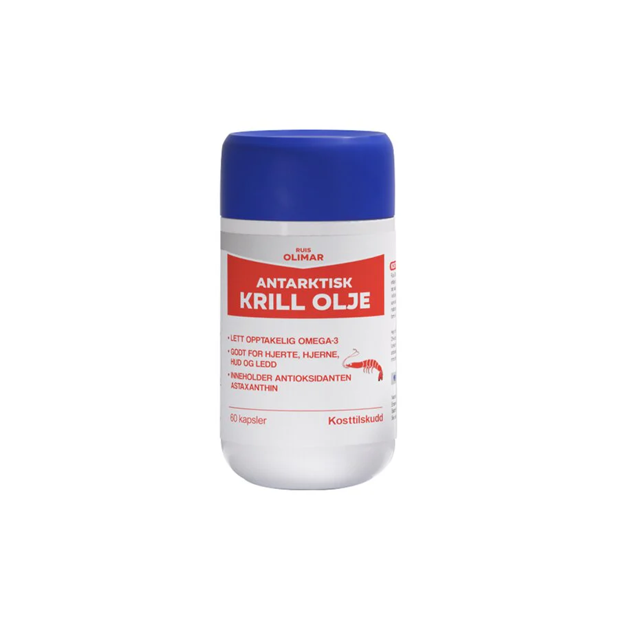 Ruis Olimar krill olje 60 kapsler