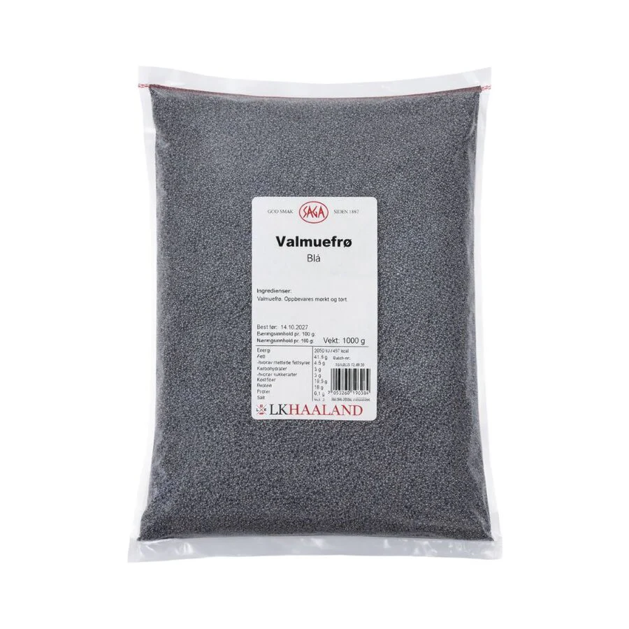 Saga valmuefrø 1 kg