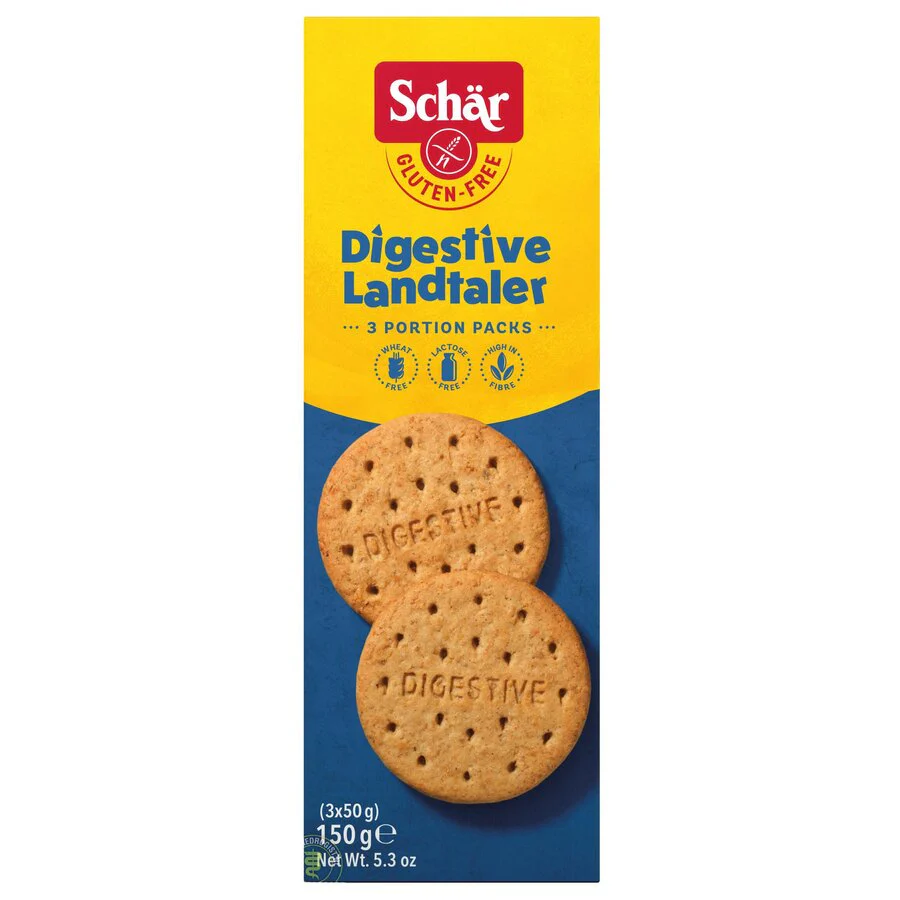 Schar glutenfri digesive kjeks 150 g