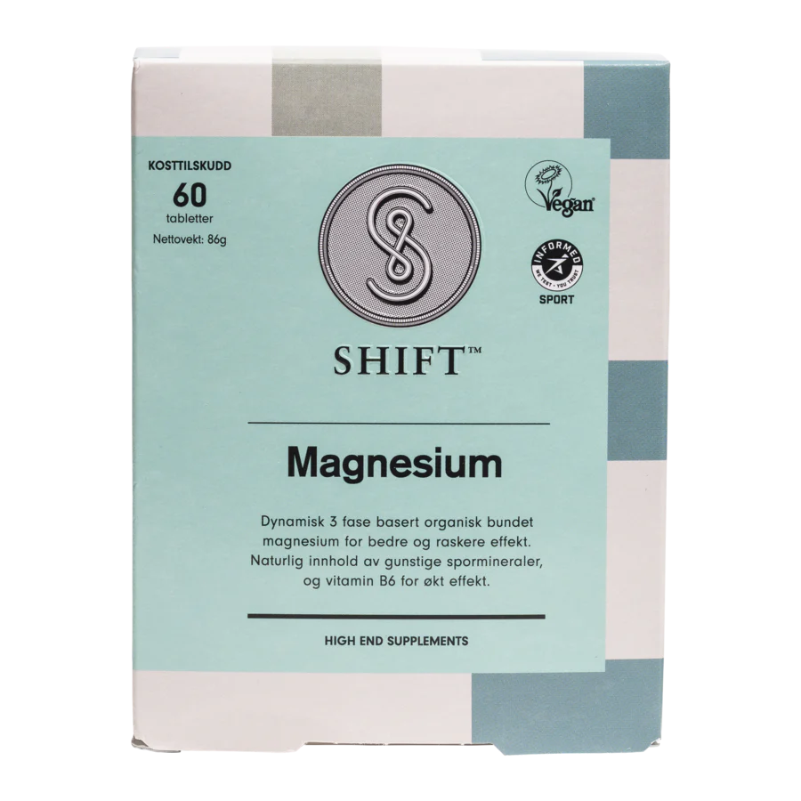 SHIFT Magnesium 60 tabletter