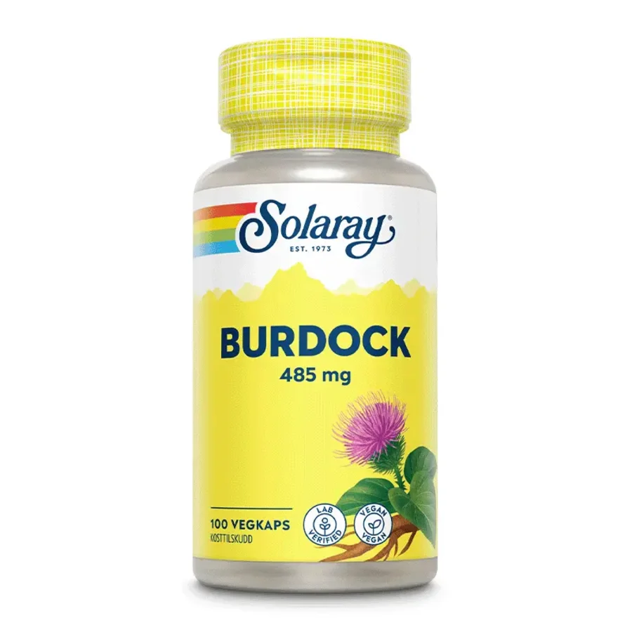 Solaray burdock root 100 kapsler