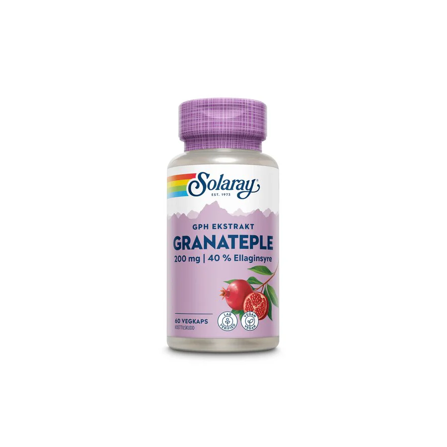 Solaray GPH granateple 60 kapsler