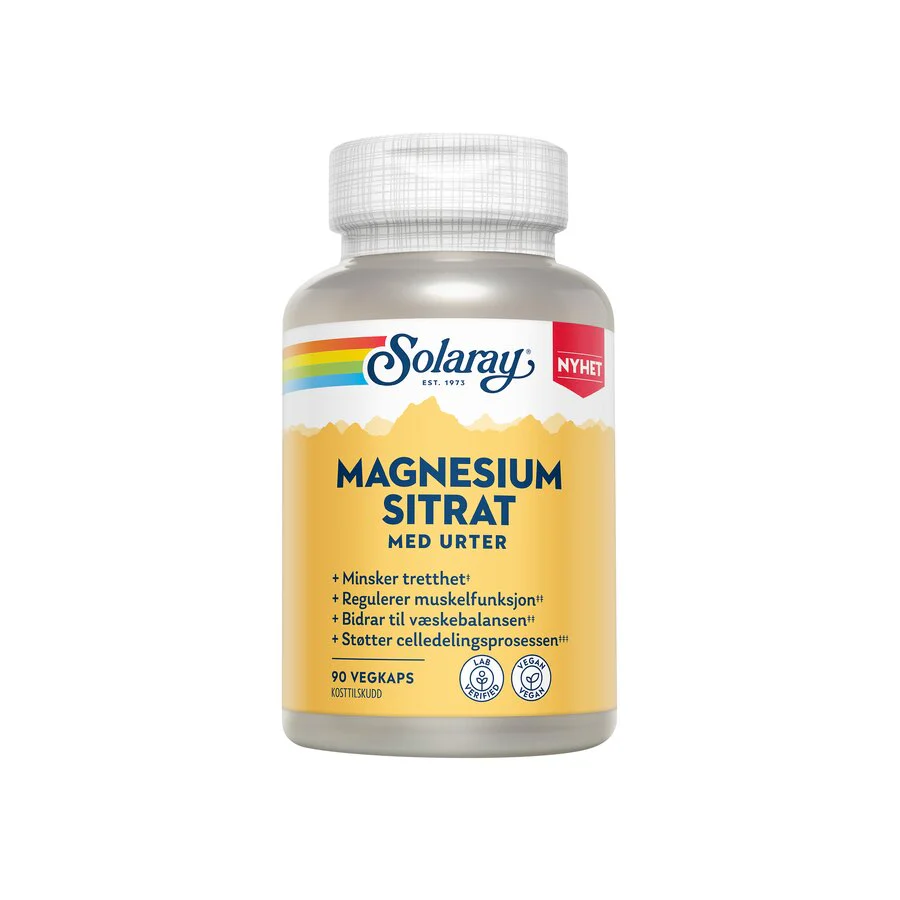 Solaray Magnesium Sitrat 90kaps
