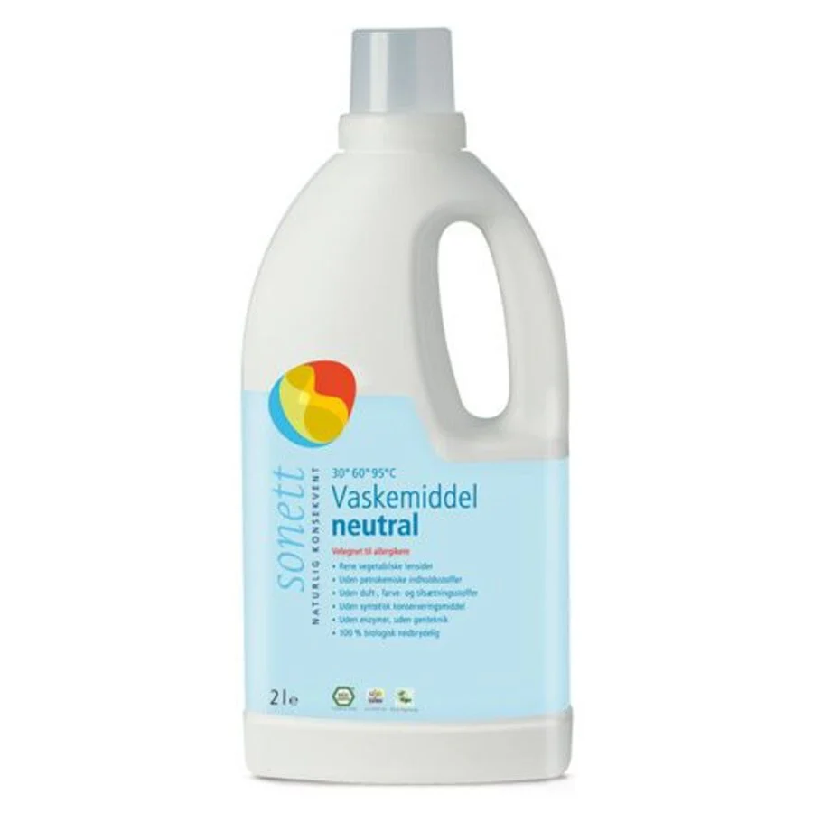 Sonett flytende vaskemiddel nøytral 2 liter