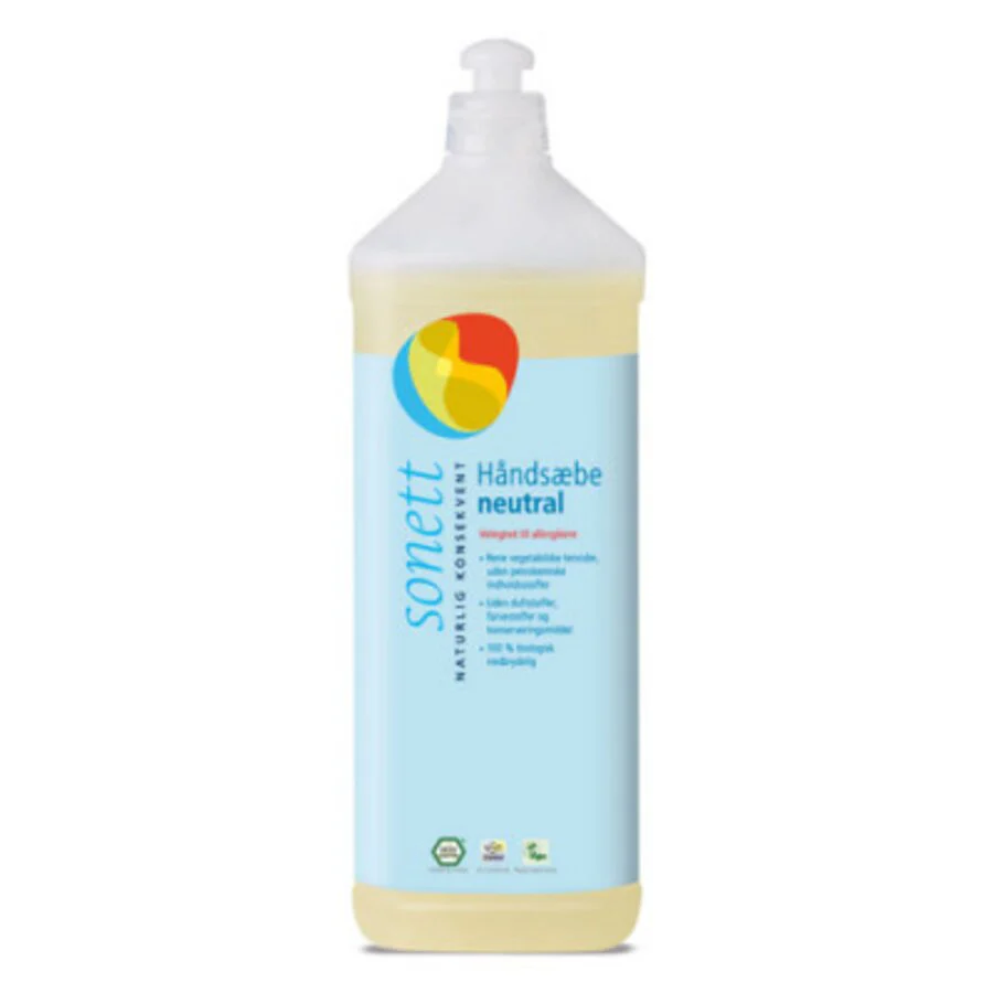 Sonett nøytral håndsåpe refill 1 liter
