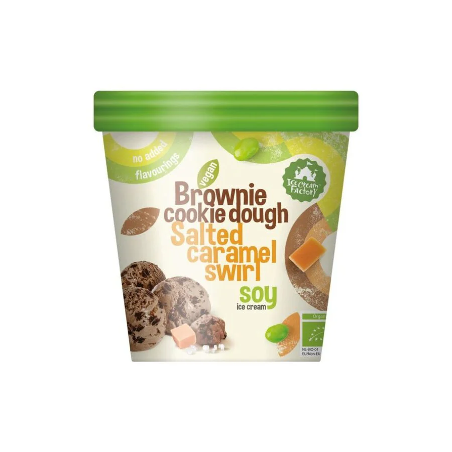 Ice Cream Factory brownie cookie dough caramel 500 ml