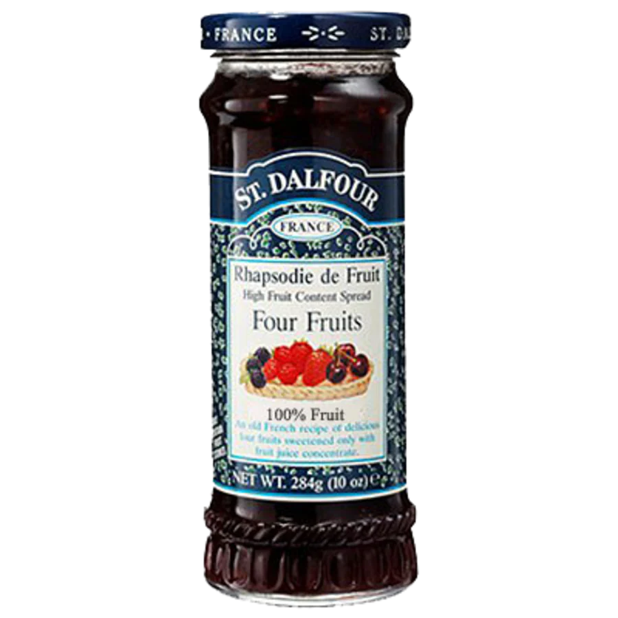St dalfour four fruits syltetøy 284 gr