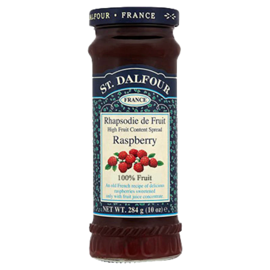 St dalfour raspberry syltetøy 284 gr