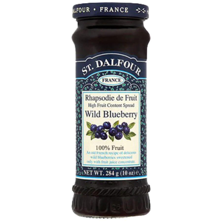 St dalfour wild blueberry syltetøy 284 gr