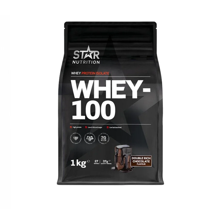 Star Nutrition whey-100 double rich chocolate 1kg