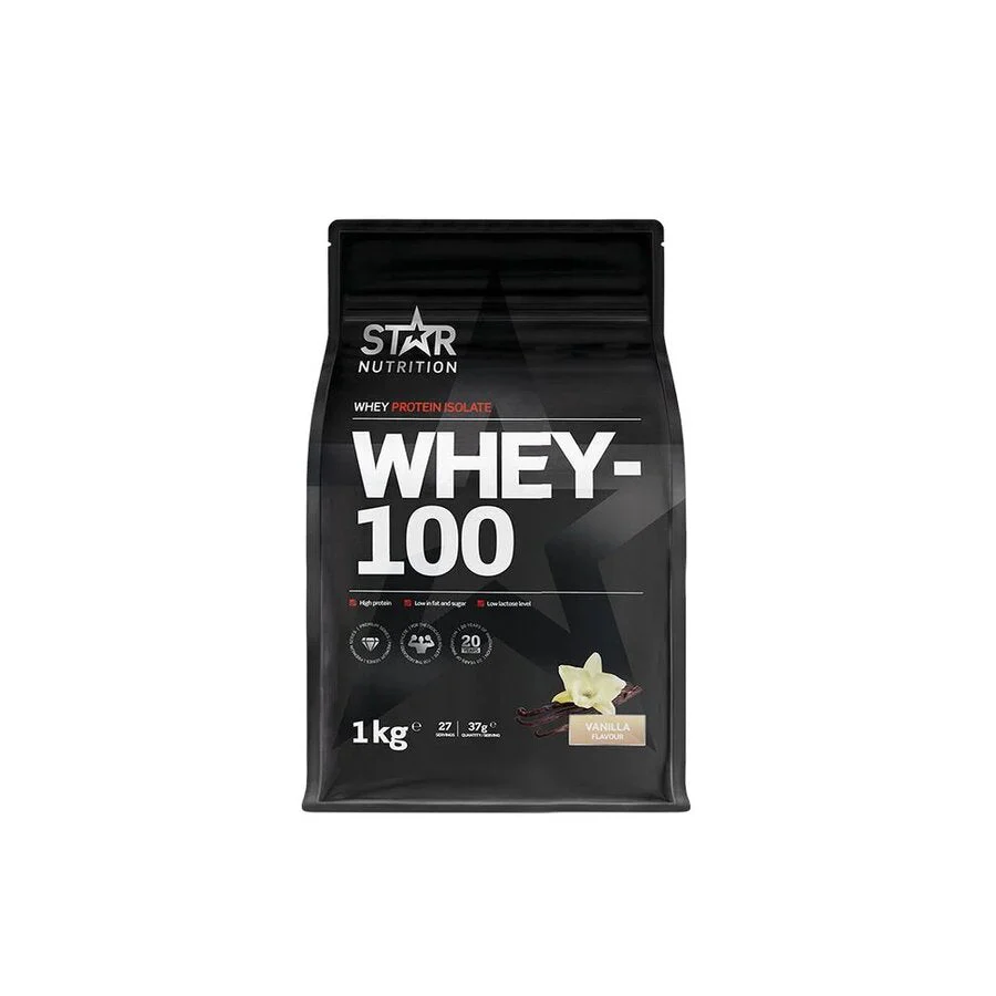 Star Nutrition whey-100 vanilje 1kg