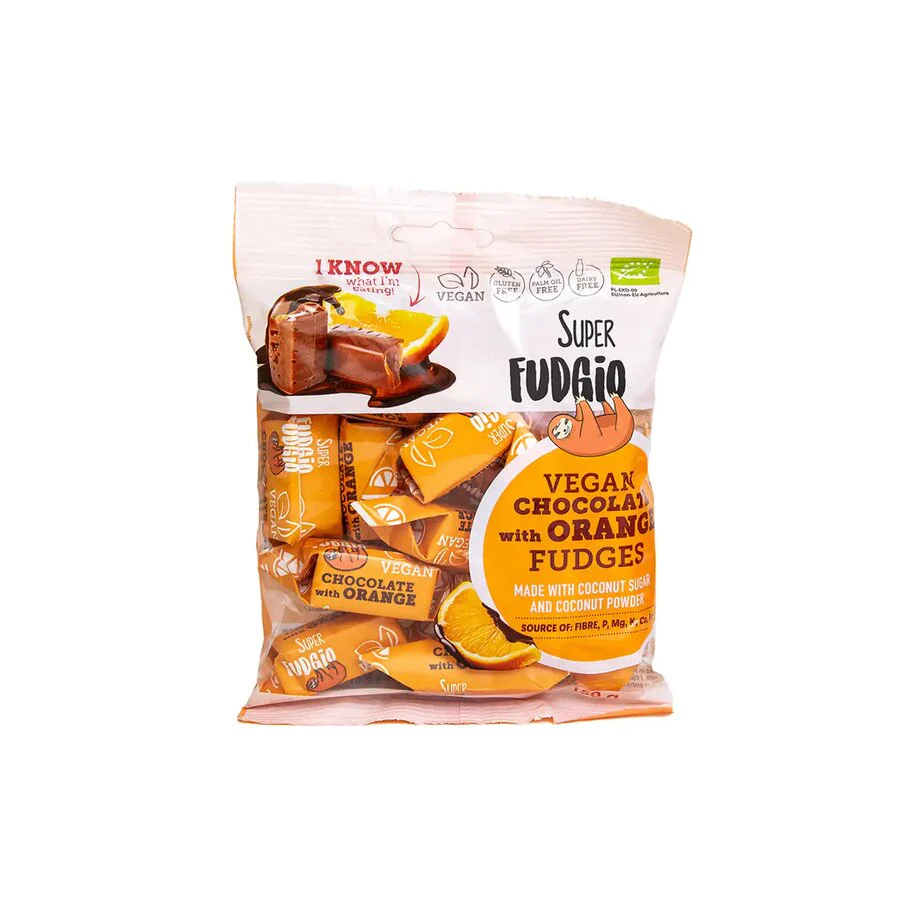 Super Fudgio sjokolade appelsin 150 gr