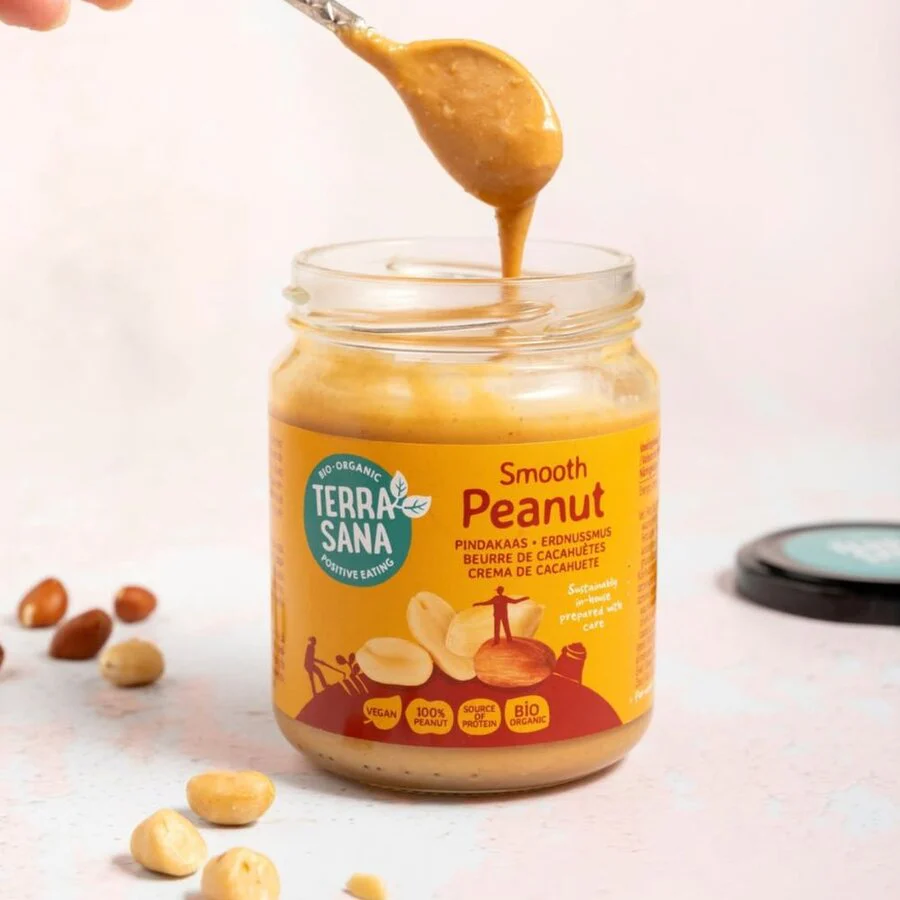 TerraSana smooth peanøttsmør 250 g - Image 2