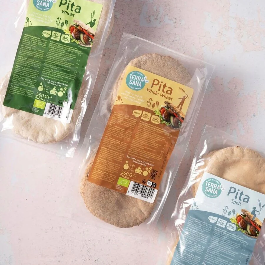 TerraSana pita whole wheat 480 g - Image 2