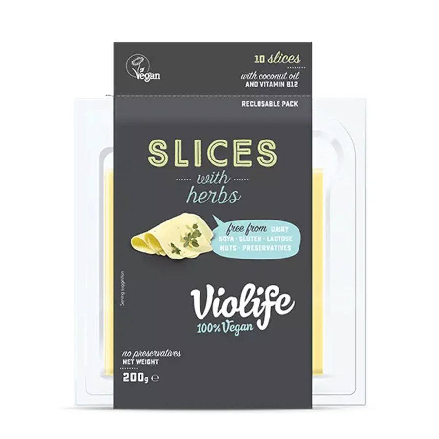 Violife med urter skivet 200 gr
