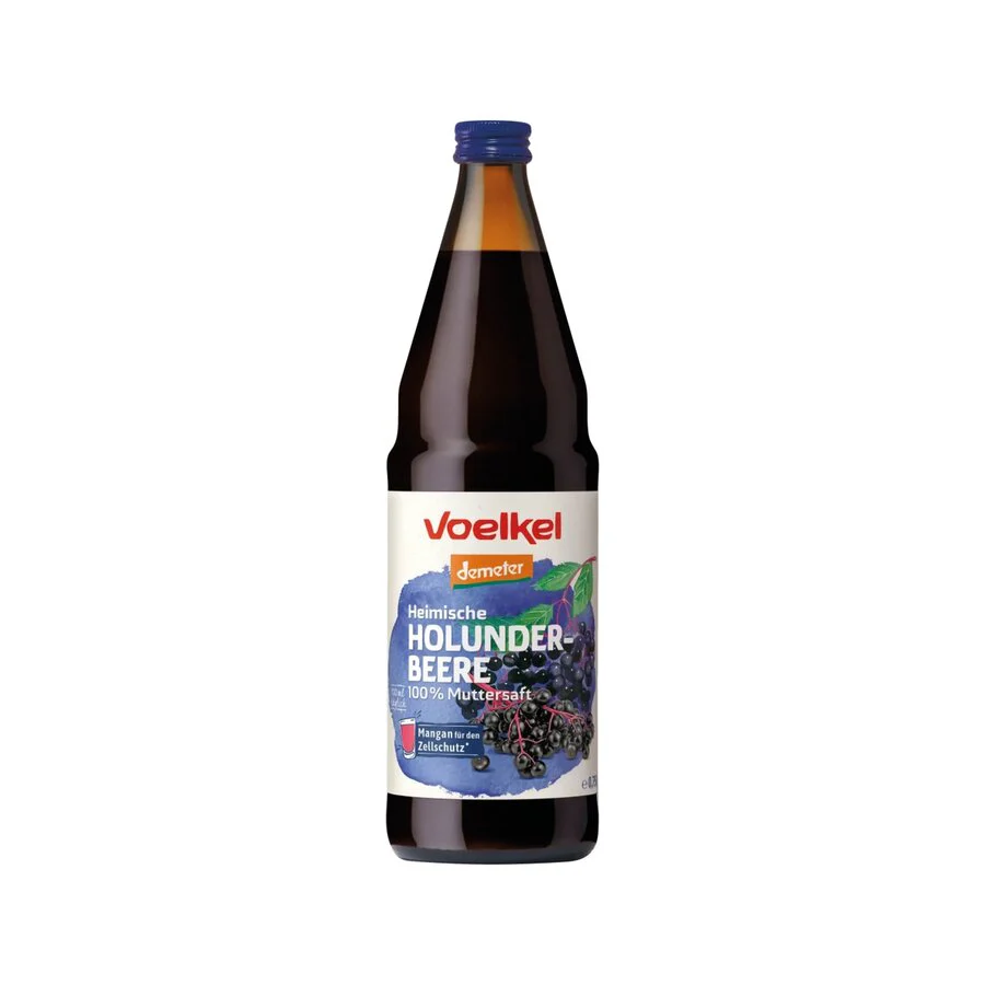 Voelkel økologisk hyllebærjuice 0,75 L