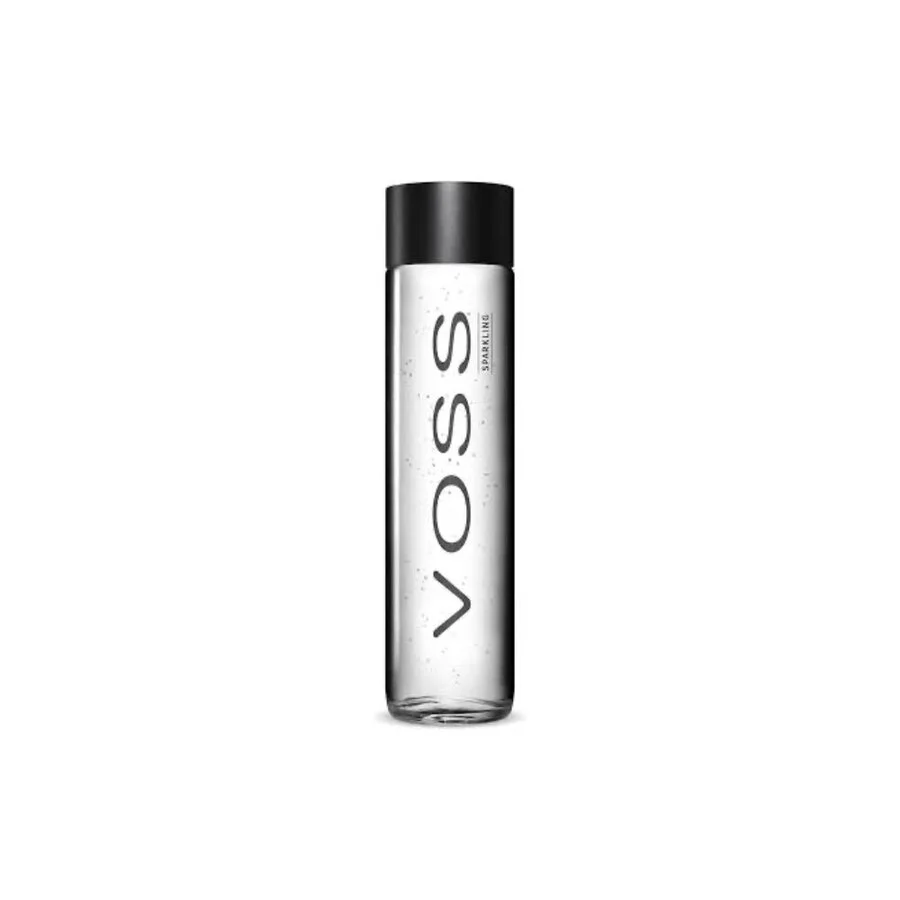 Voss Vann kullsyre glassflaske 375 ml