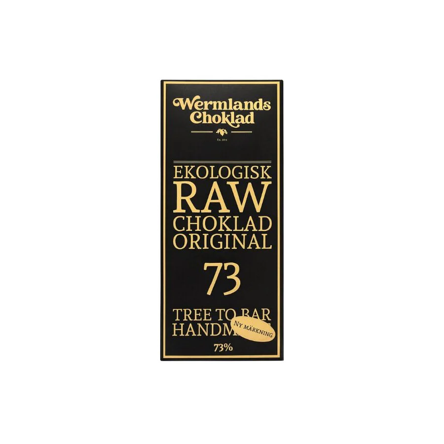 Wermlands Raw sjokolade original 73% 50 g