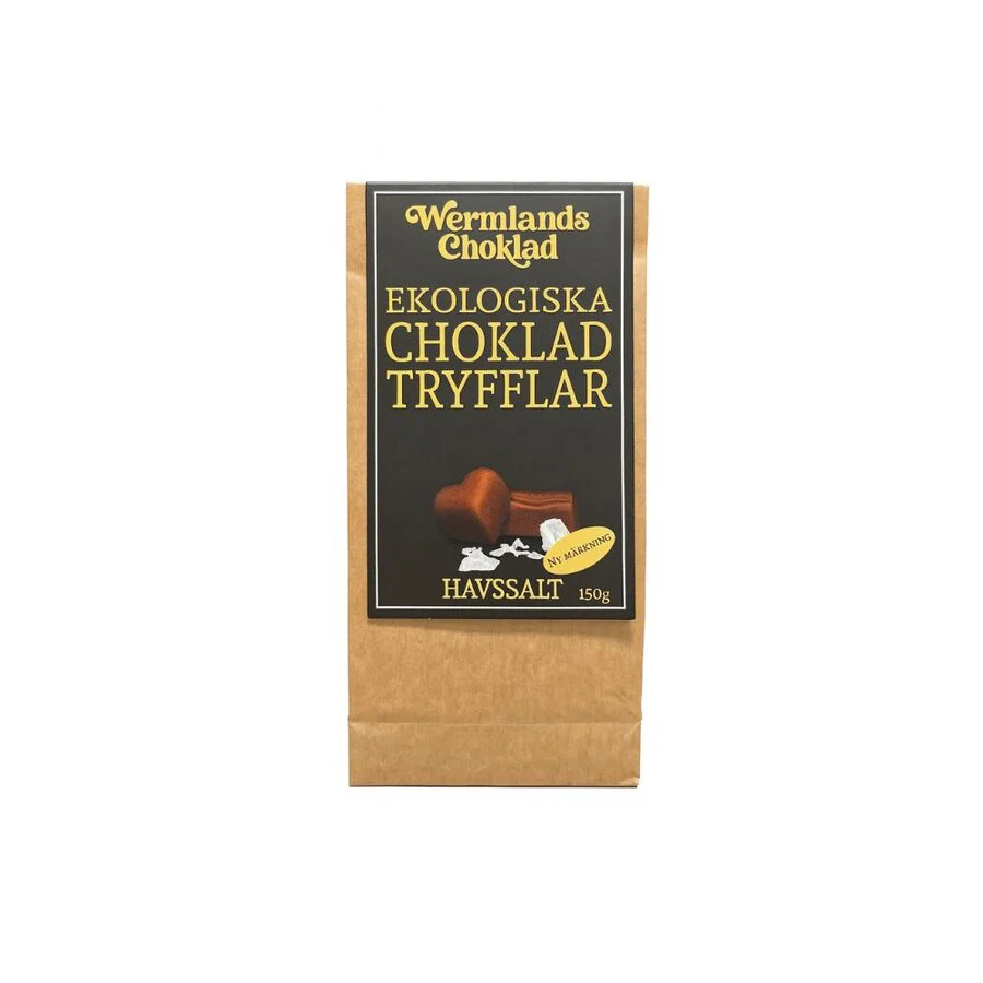 Wermlands sjokoladetrøfler havsalt 150 g