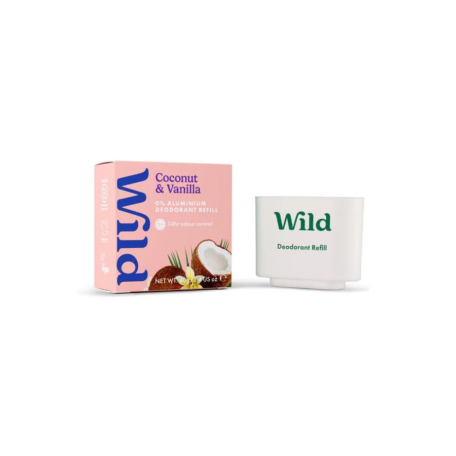 Wild deo coconut & vanilla refill 40 g